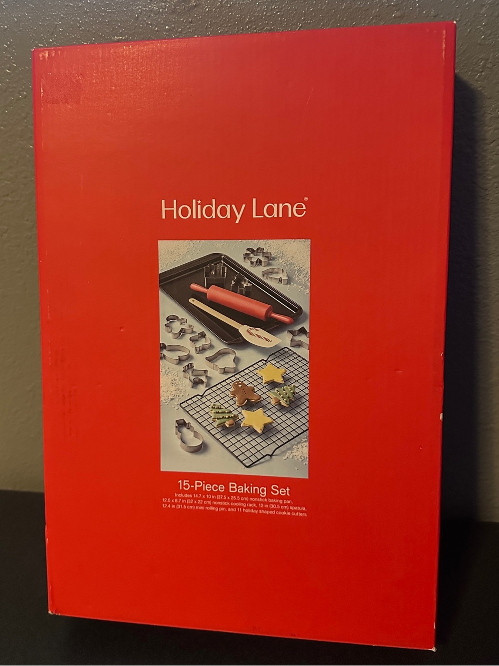 Holiday Lane 15-Piece Baking Set NWT